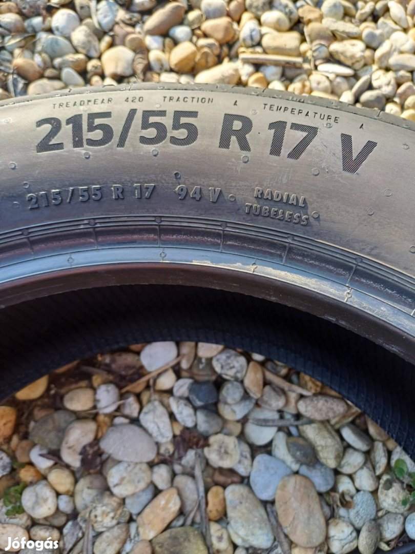 Continental 215/55 R17 nyári gumi eladó 