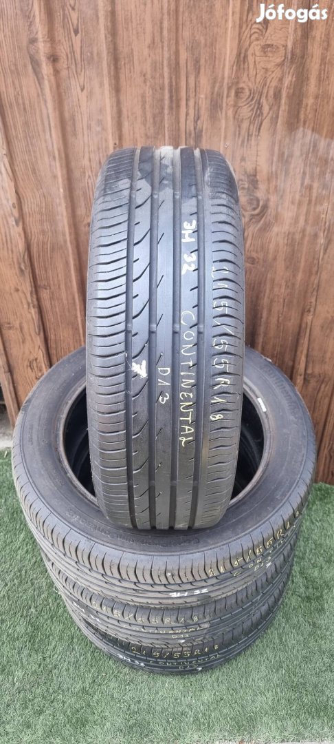 Continental 215/55 R18 7mm 2013-as Nyári Gumiabroncs 4db #32