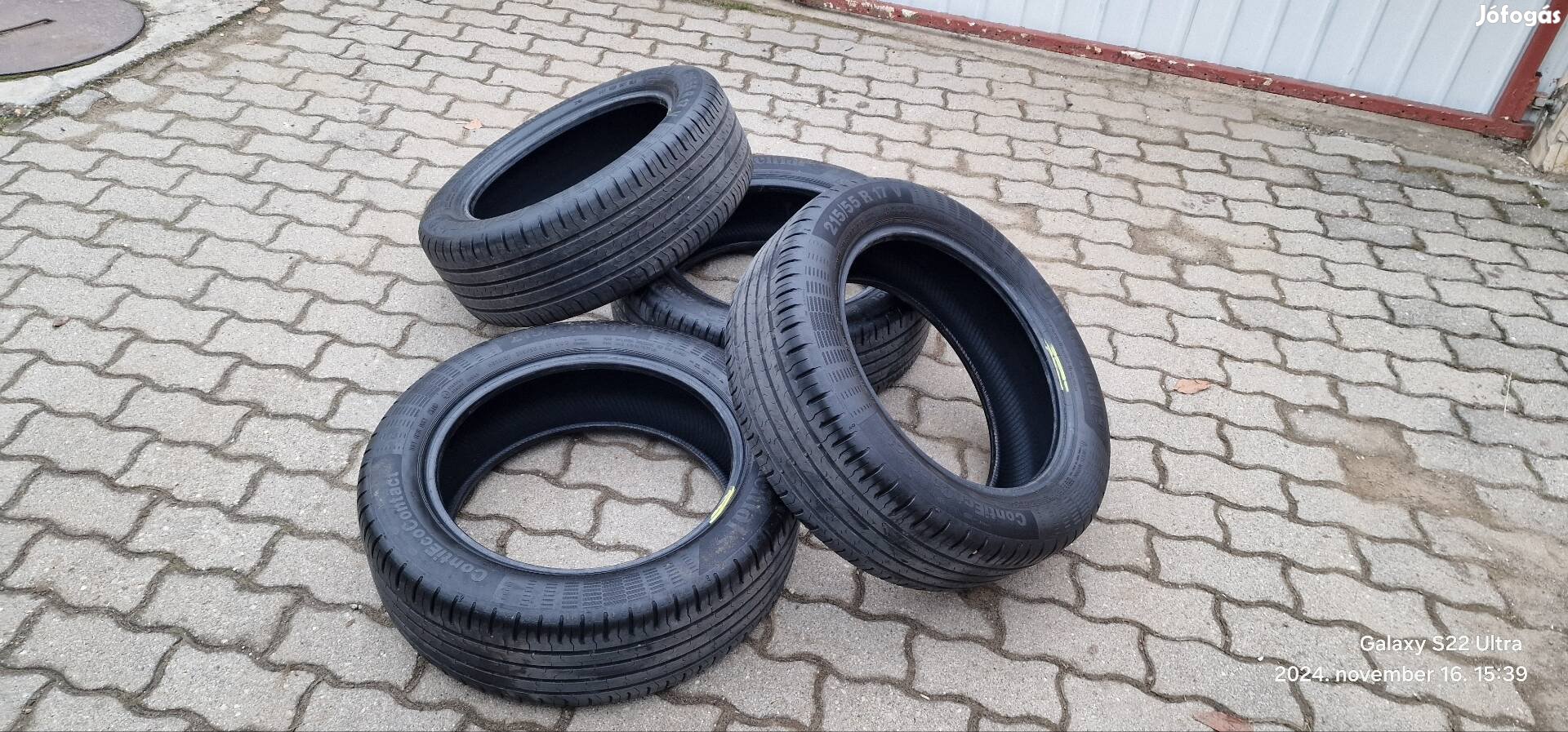 Continental 215/55 r17 nyári gumi abroncs 4db garnitúra