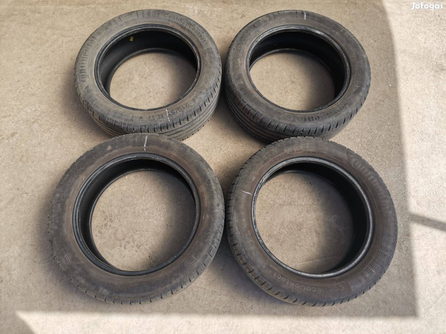 Continental 215/55 r17 nyári gumi garnitúra