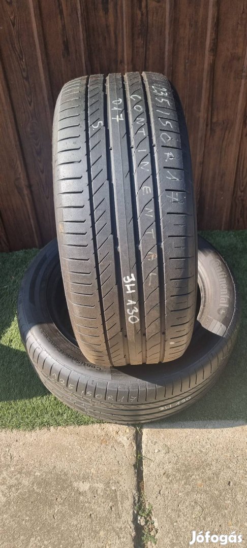 Continental 235/50 R17 5mm 2017-es Nyári Gumiabroncs 2db #130