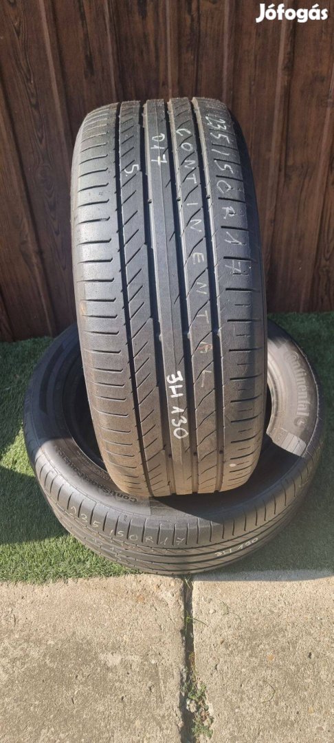 Continental 235/50 R17 5mm 2017-es Nyári Gumiabroncs 2db #130