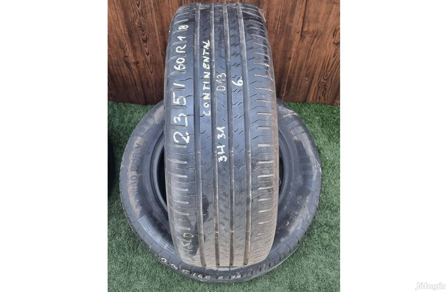 Continental 235/60 R18 6mm 2013-as Nyári Gumiabroncs 2db #31
