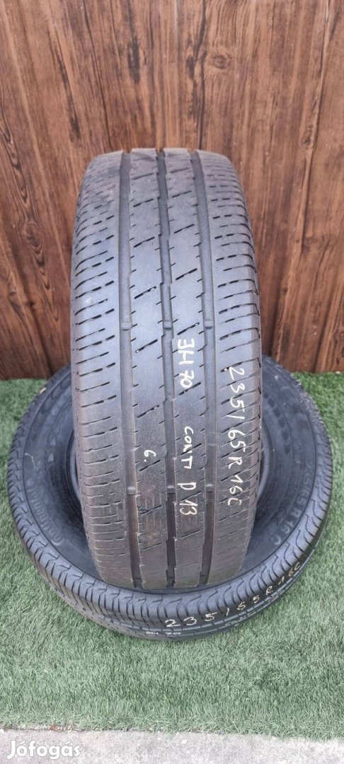Continental 235/65 R16C 6-7mm 2013-as Nyári Gumiabroncs 2db #70