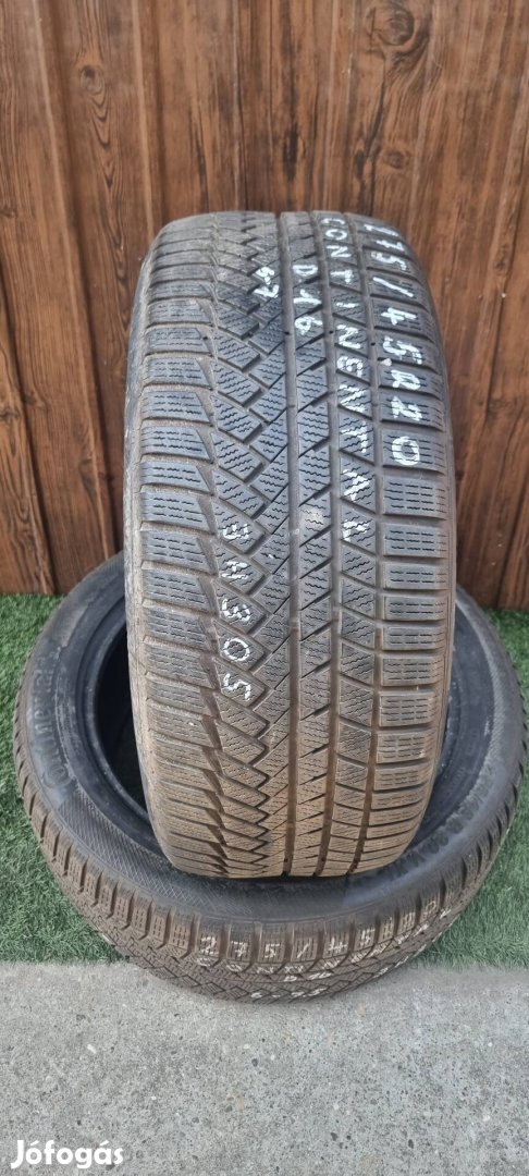 Continental 275/45 R20 6-7mm 2016-os Téli Gumiabroncs 2db #305