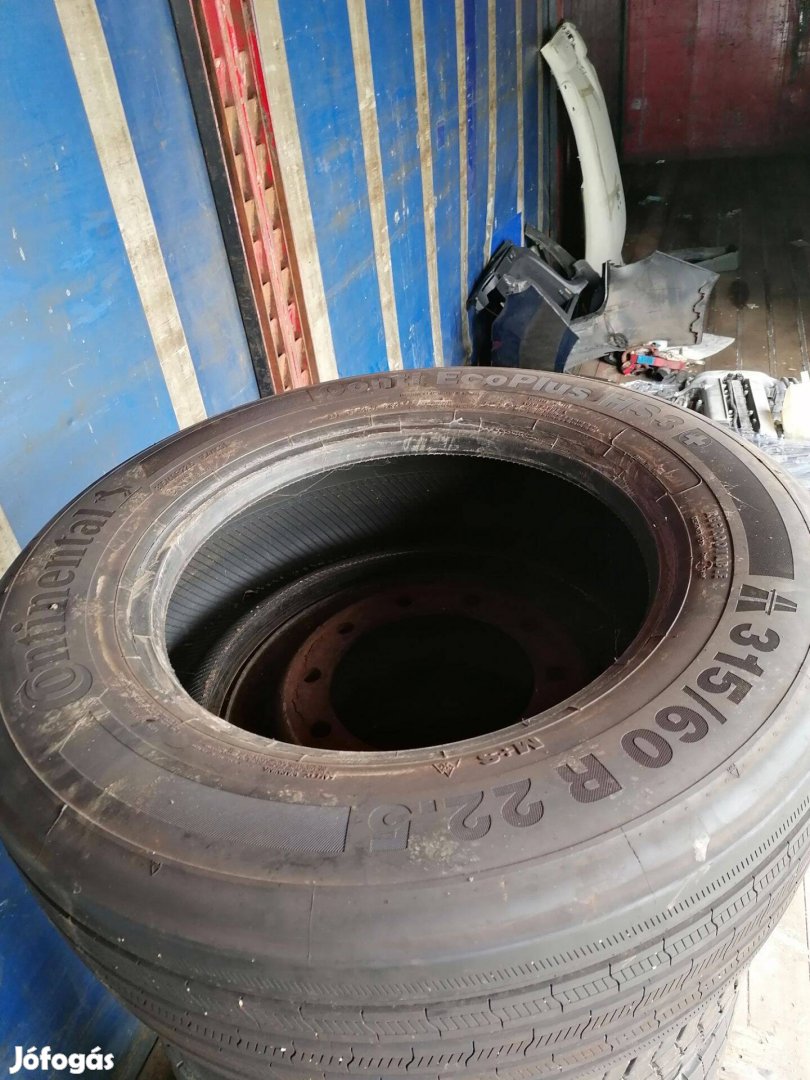 Continental Conti Ecoplus HS3+ 315/60 R22.5 újszerű kormányzott gumi