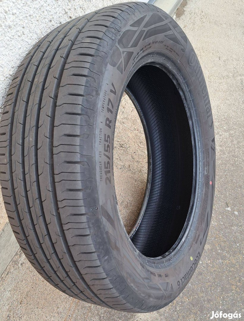 Continental Ecocontact6 215/55 R17 nyári gumi eladó
