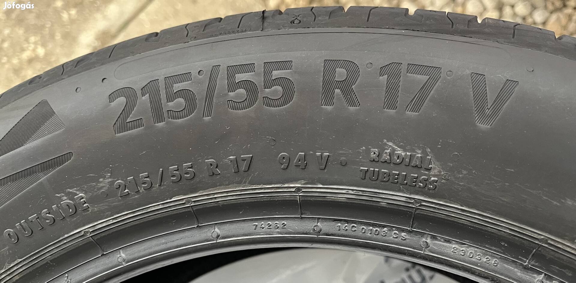 Continental Ecocontact 6 21555 R17 94v Nyári Gumi