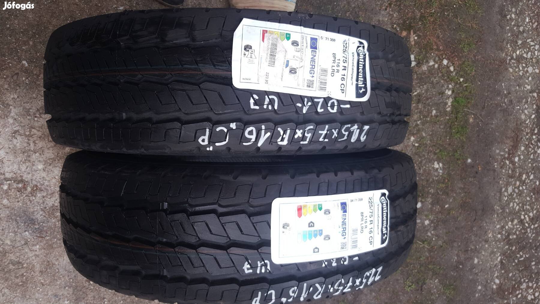 Continental Lakóautó és kisteher új gumik 225/75R16C
