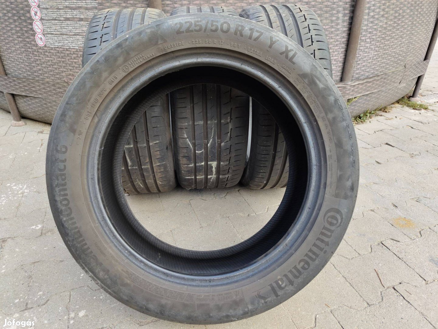 Continental Premiumcontact 6 225/50 R17 Y XL, 4 db nyári autógumi