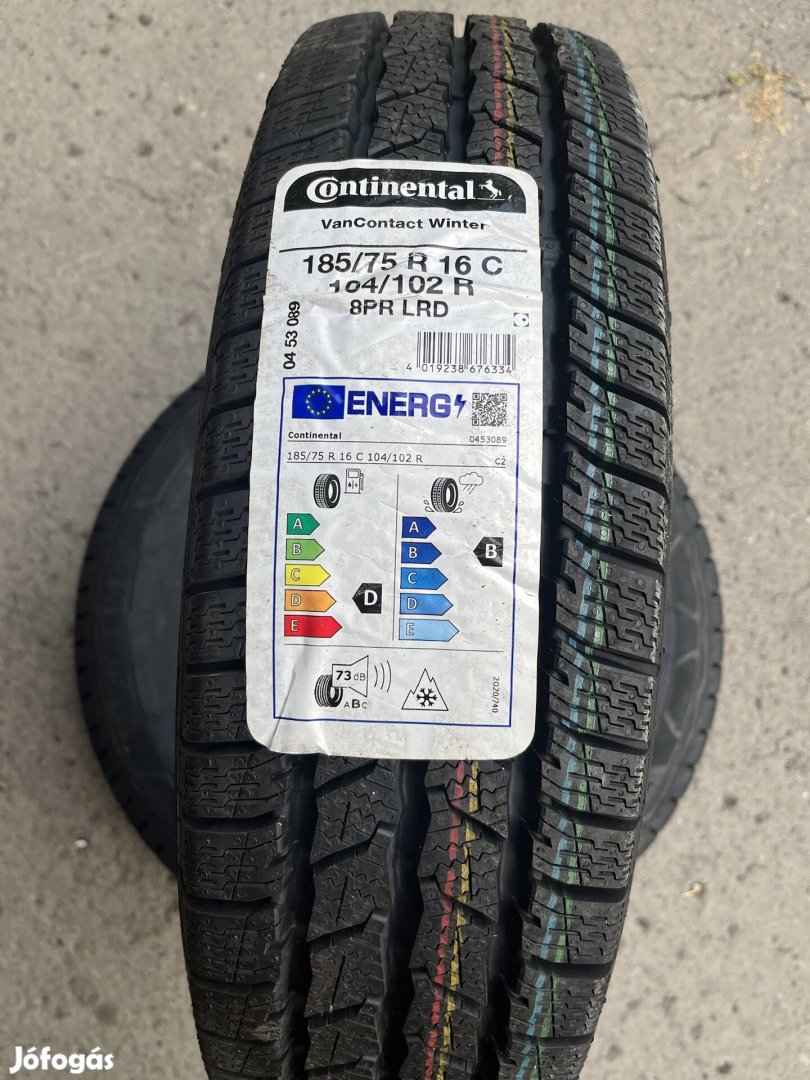Continental Vancontact Winter 185/75r16C 2db új téli gumi