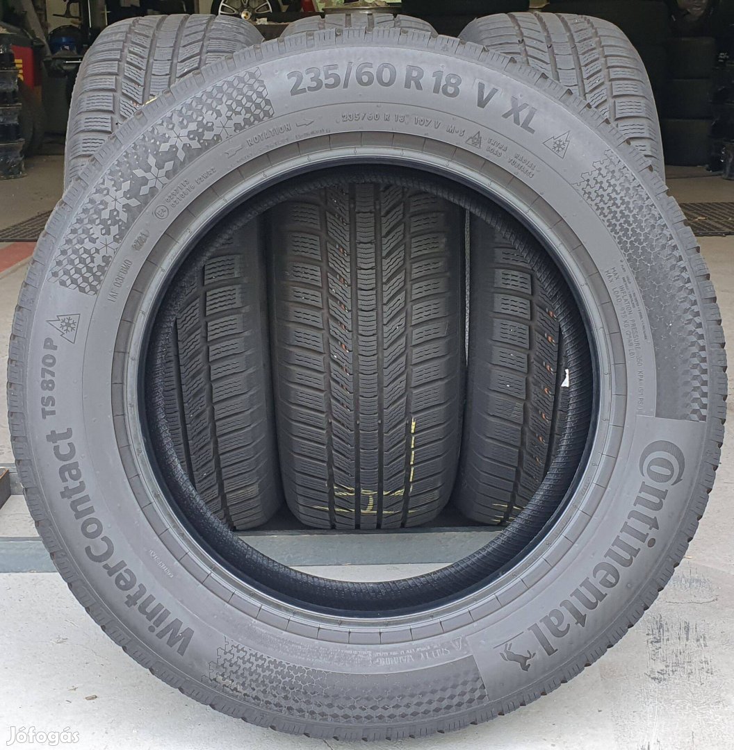 Continental Wintercontact TS870P 235/60 R18 téli gumi 4db /T112