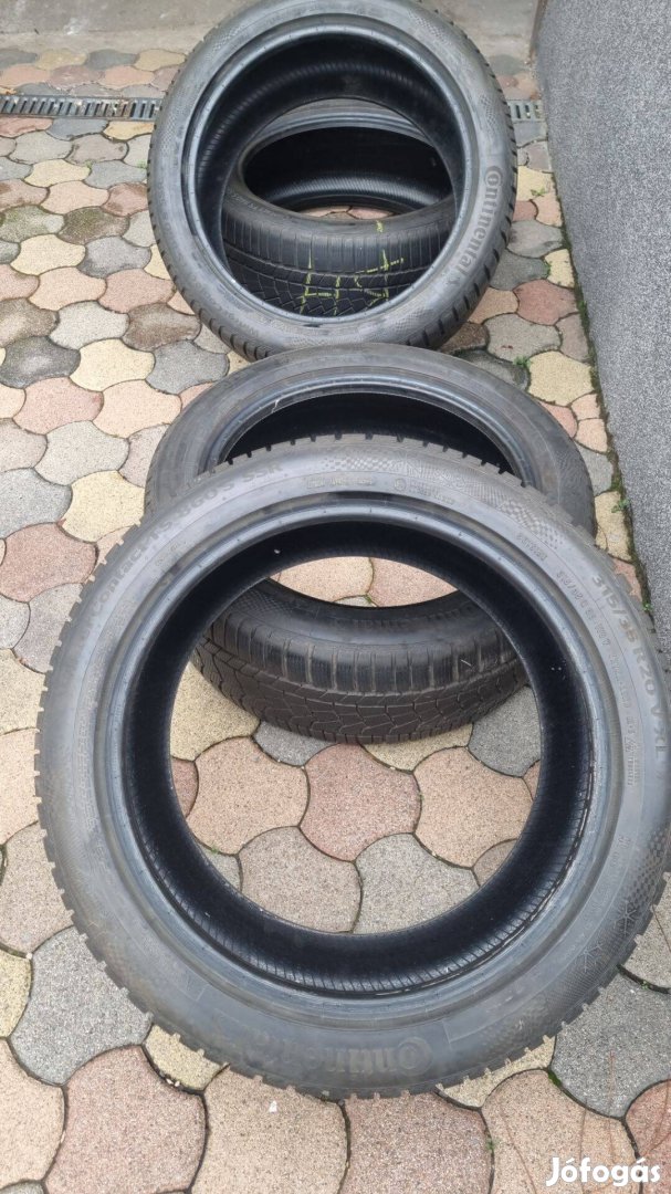 Continental kétszéles téli gumi garnitúra 315/35R20 275/45R20 BMW X5
