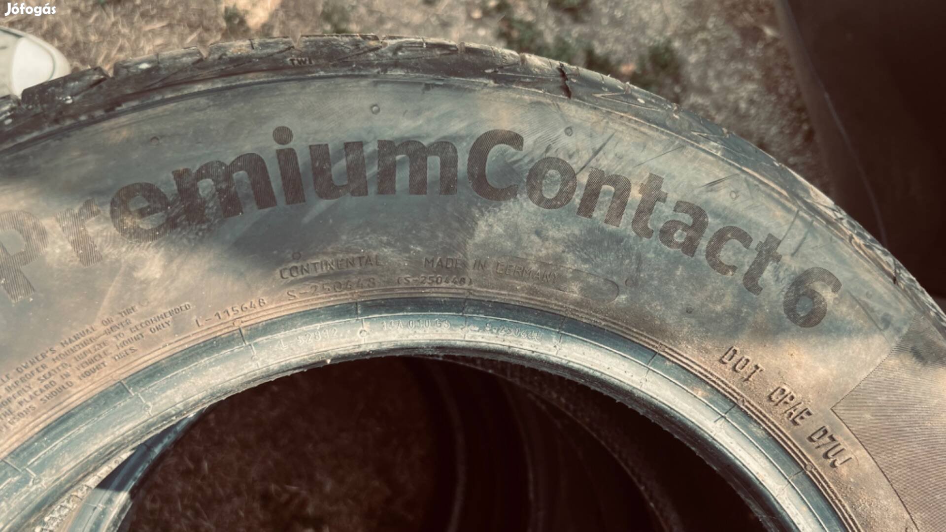 Continental premiumcontact 6 195/65 r15 4db 80%-os nyárigumi