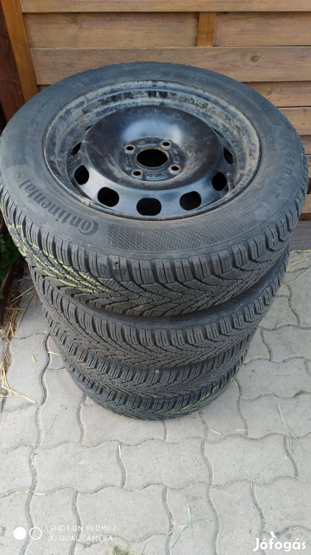 Continental téli gumi szerelt kerék 185/65R15