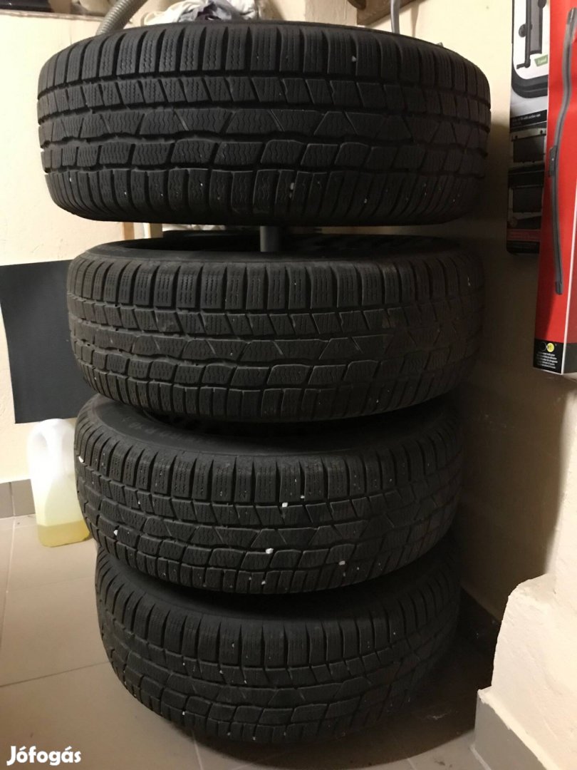 Continental winter contact 215/60 R16 garnitúra acélfelnin