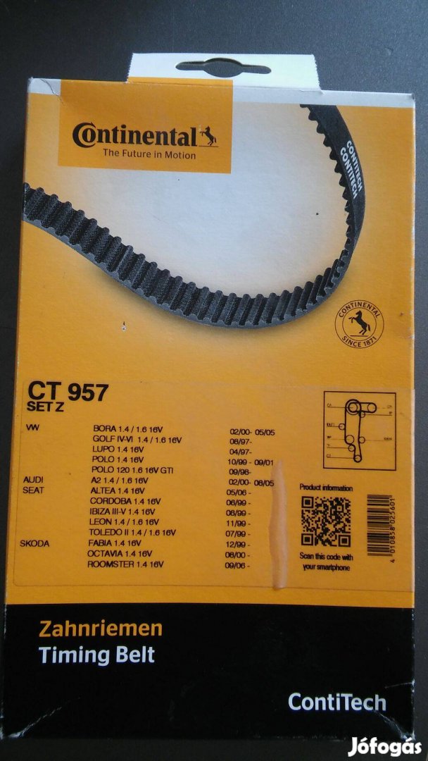 Contitech / Continental CT957 Új vezérműszíj, Volkswagen, Skoda, Seat