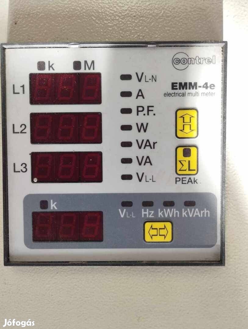 Contrel EMM-4et villamos hálózatmérő multiméter