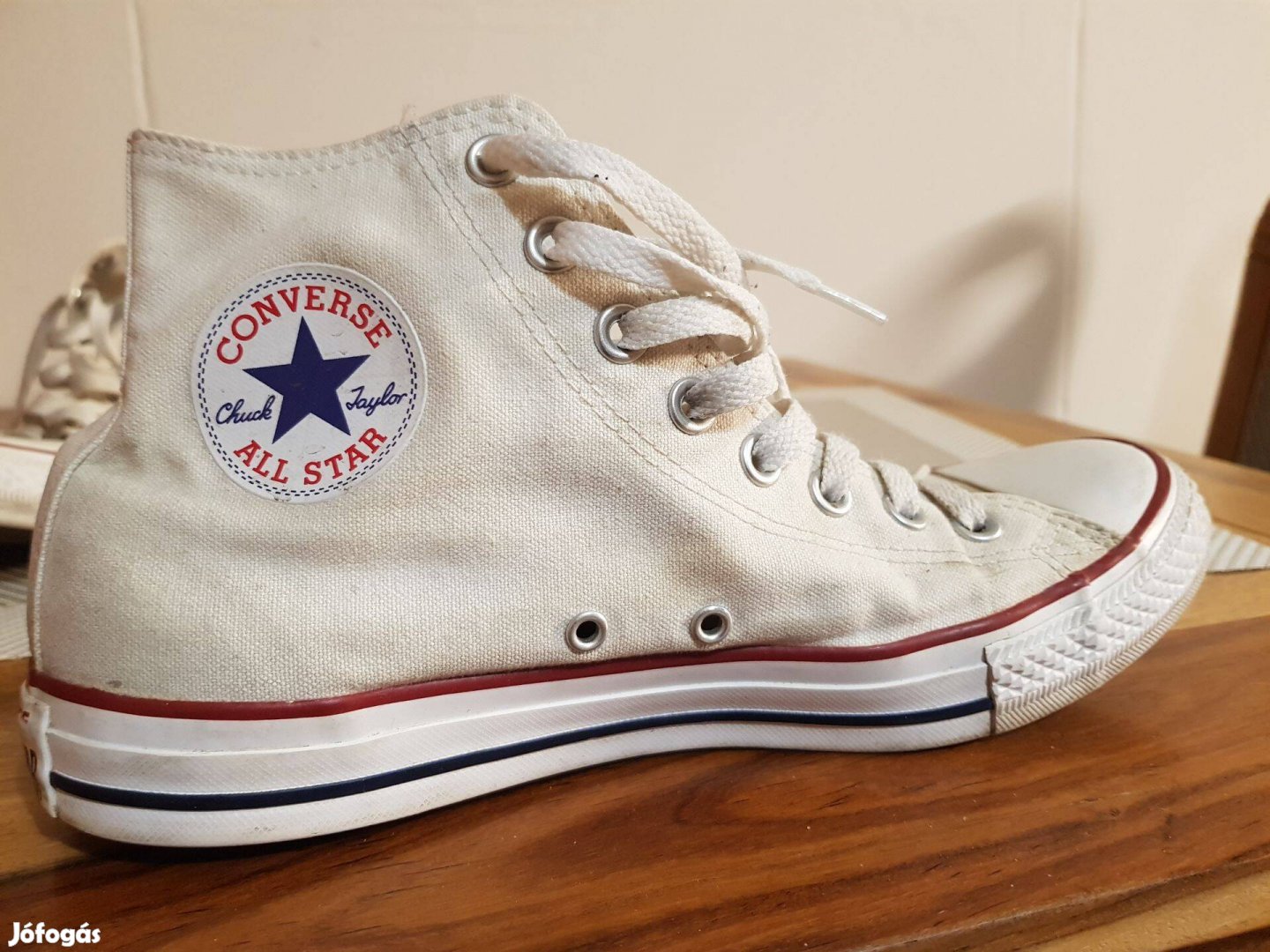 Converse All Star unisex férfi/női tornacipő, 42-es méret (fehér)