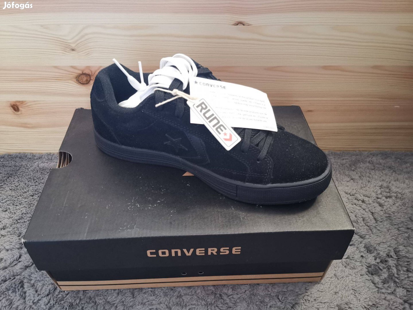 Converse Allston Ox 125357C velúr bőr cipő új Angliából rendelt