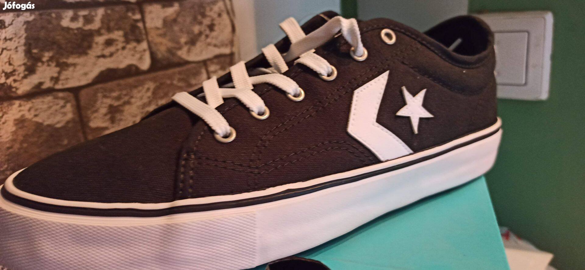 Converse Star Reply Oxblack/White/White 42.5 cipő Új