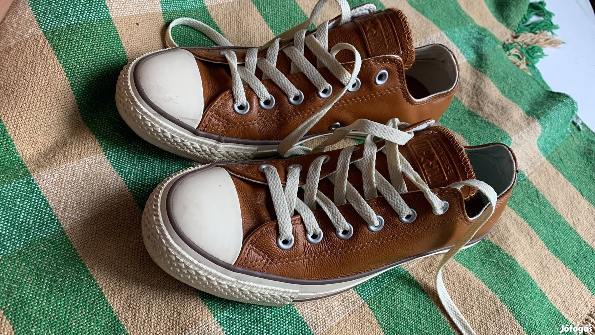Converse leather brown cipő
