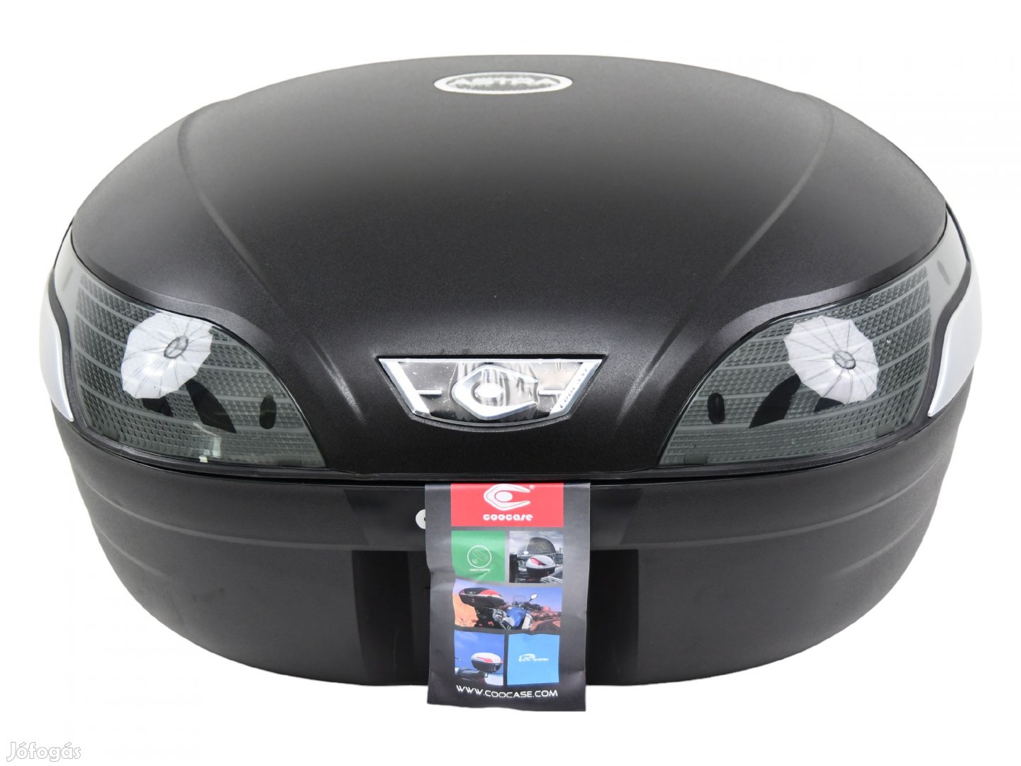 Coocase 48L központi doboz LED féklámpával, sötétített prizma