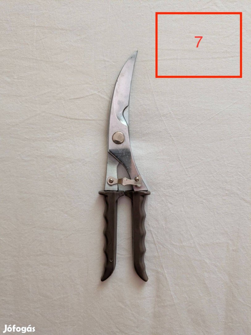 Cookery! Grillcsirke daraboló baromfiolló, biztonsági