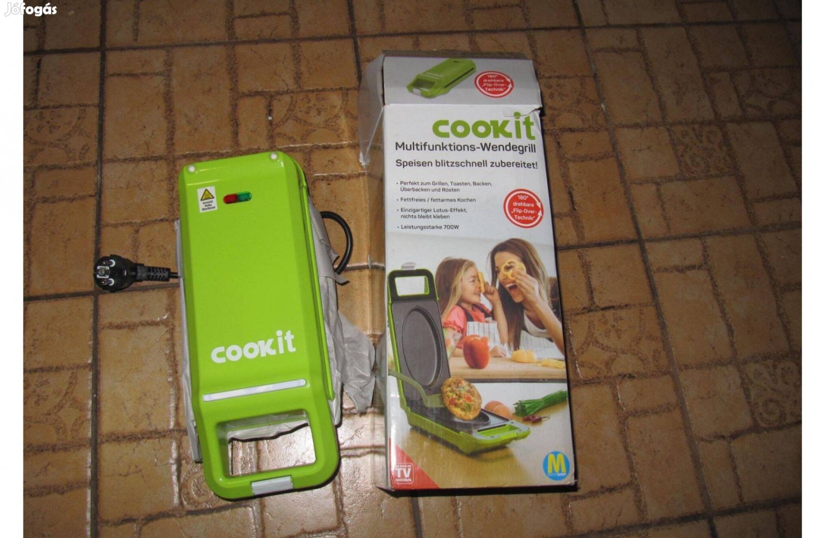 Cookit tapadásmentes kétoldalas sütő - új