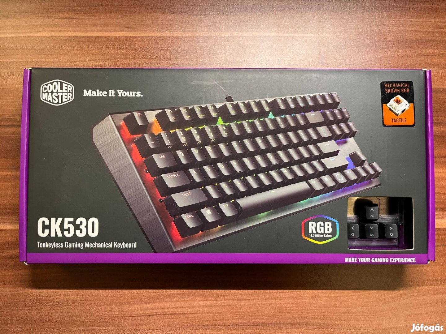 Cooler Master CK530 mechanikus billentyűzet - brown