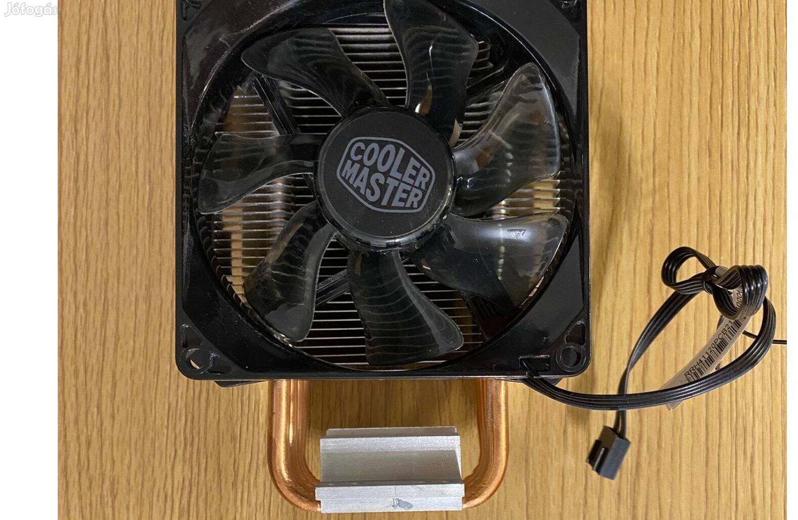 Cooler Master H412R Pushpin típusú cpu hűtő, processzor cooler