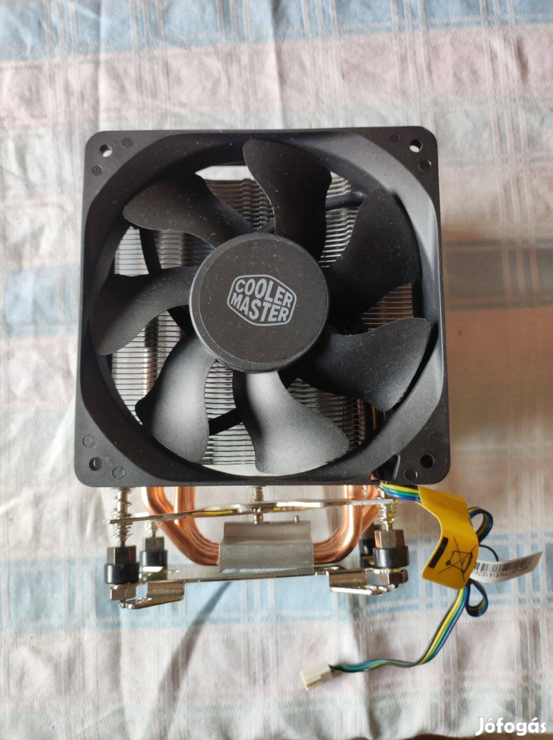 Cooler Master hőcsöves processzor hűtő. AMD