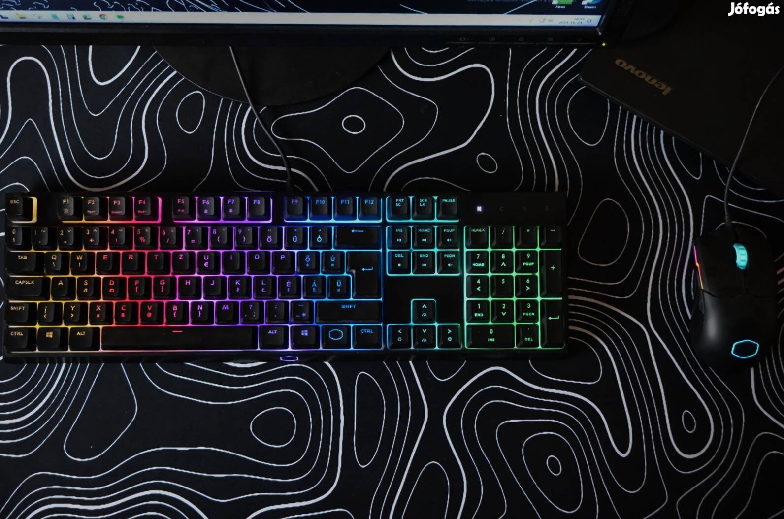 Cooler master masterkeys ms110 Billentyűzet és egér kombó