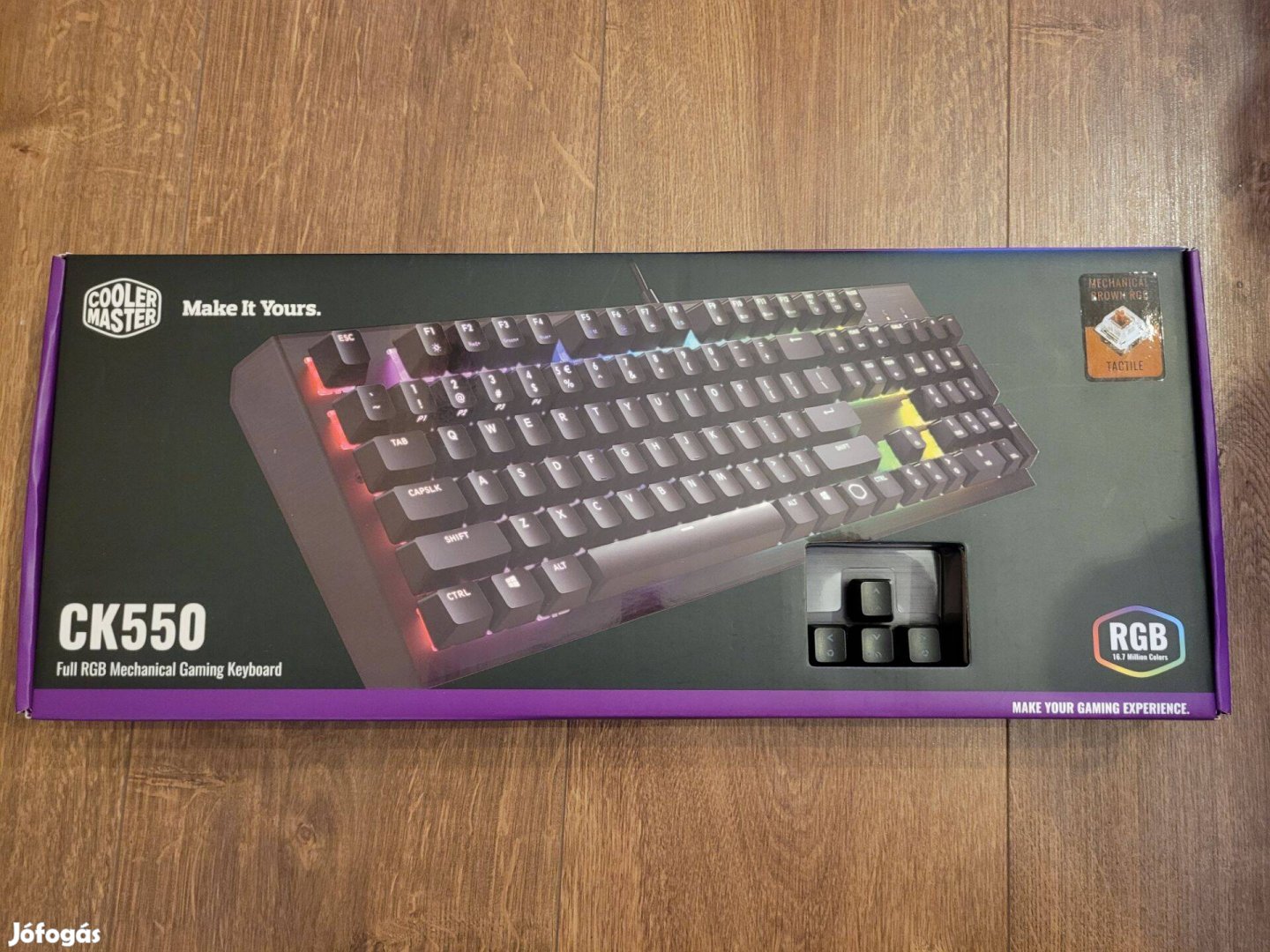 Coolermaster CK550 mechanikus billenyűzet (Brown switch)