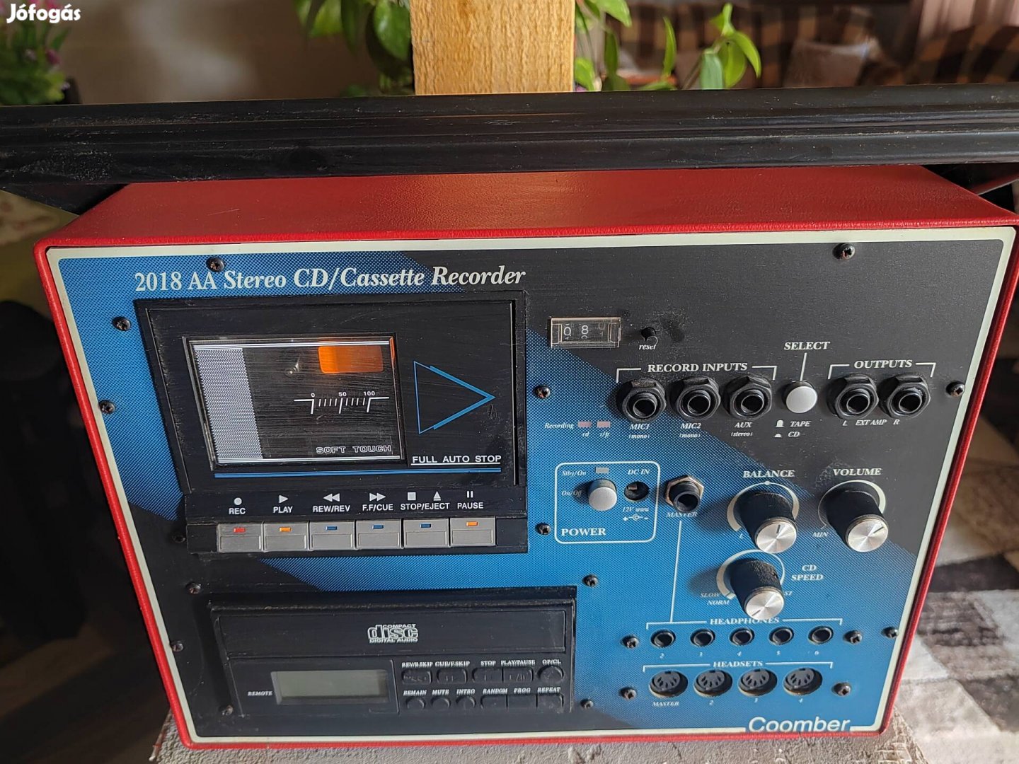 Coomber 2018 AA Stereo Cd/Cassette Recorder. 