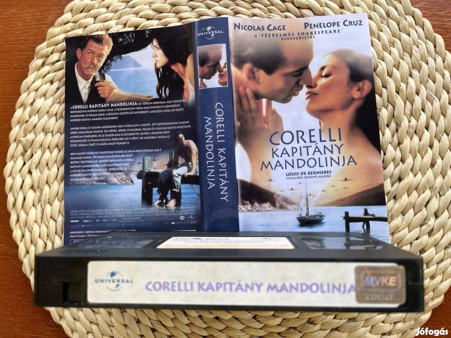 Corelli kapitány mandolinja vhs