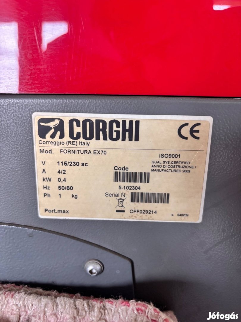 Corghi futómű állító