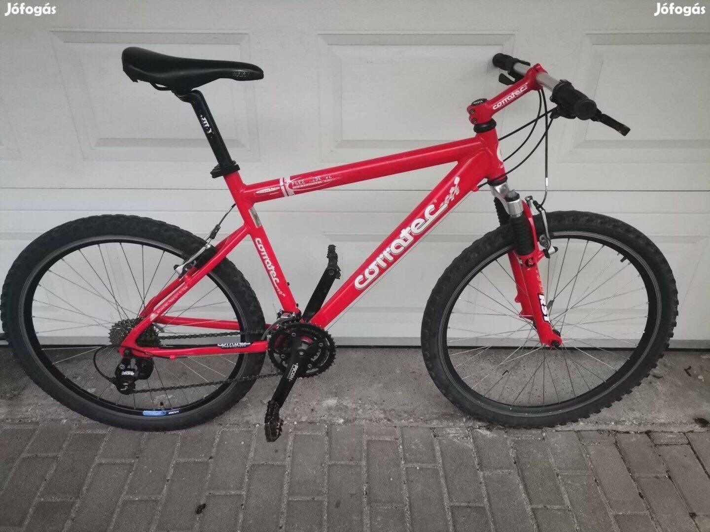 Corratec piros MTB kerékpár 26" kerékméret "L" vázméret (Deore elemek)