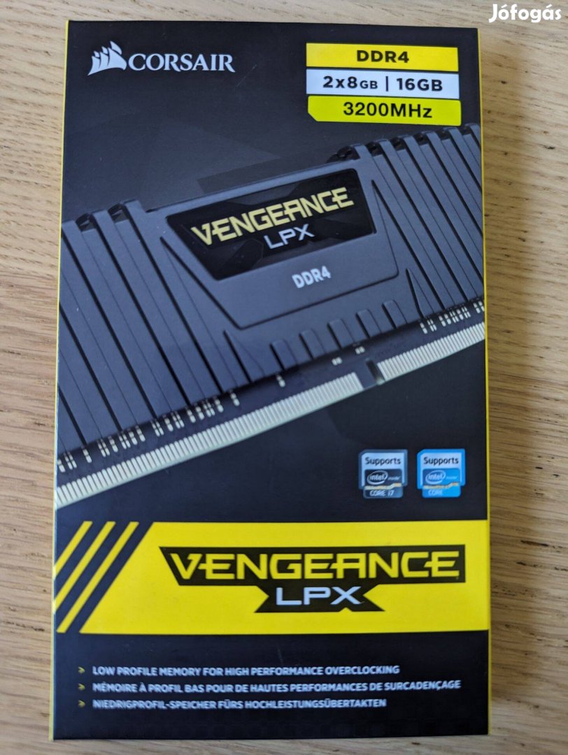 Corsair DDR4 2×8GB (16GB) 3200 MHz Vengeance Lpx memória