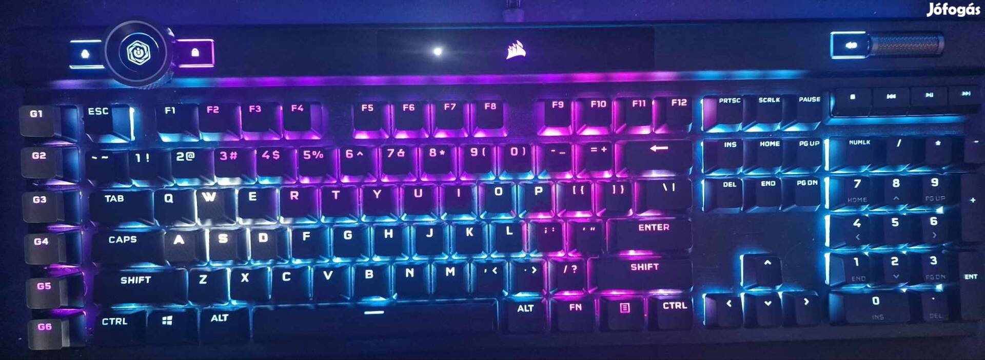 Corsair K100 mechanikus gamer billentyűzet