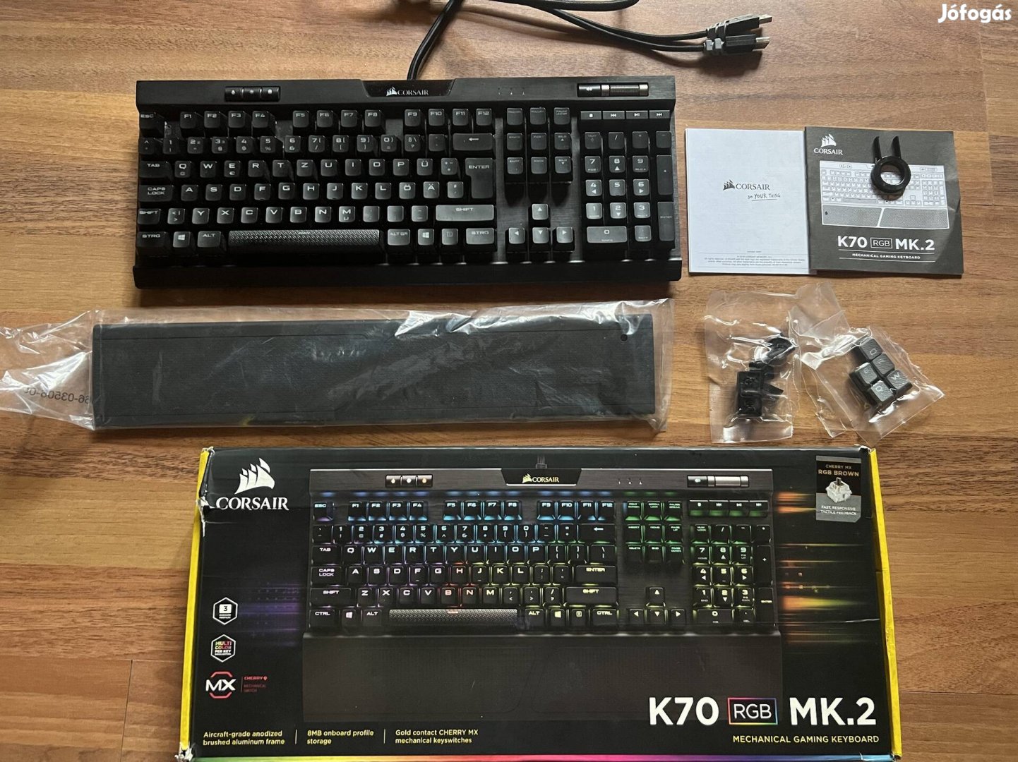 Corsair K70 MK2 gamer billentyűzet