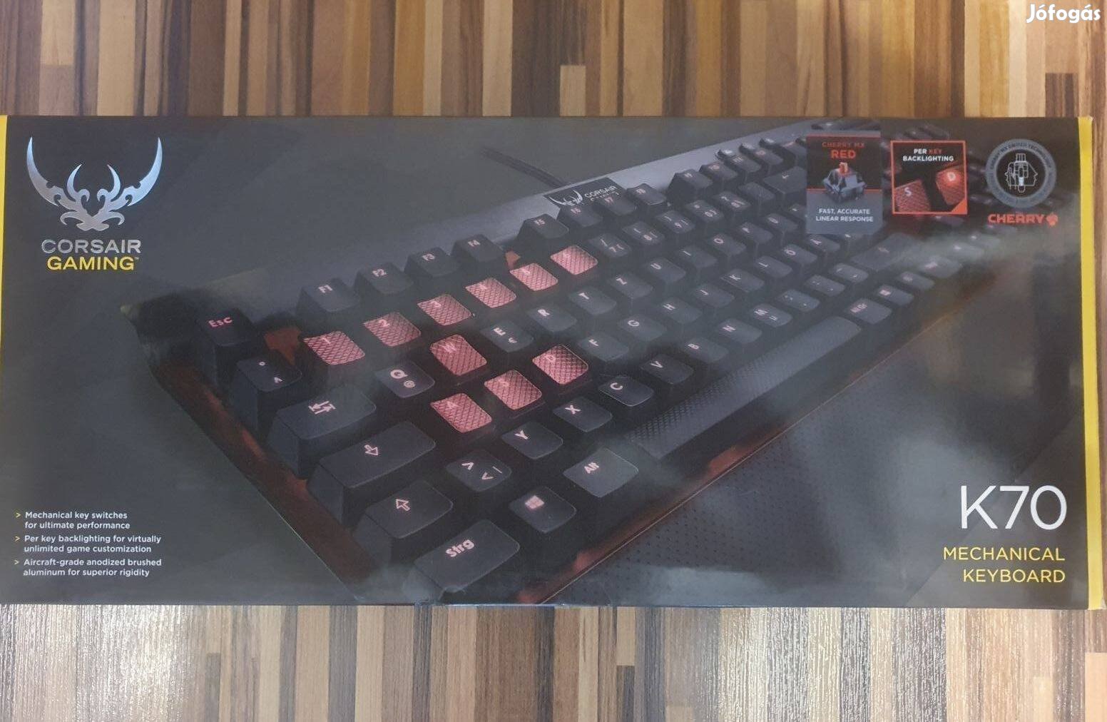 Corsair Vezetékes Billentyűzet Gaming, K70