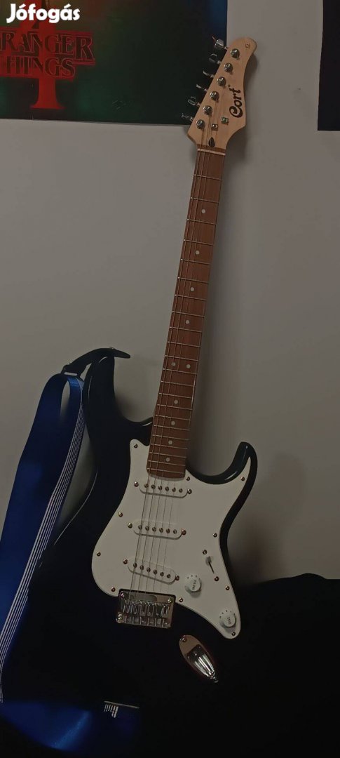 Cort G100 Stratocaster gitár, minden extra kiegészítővel!