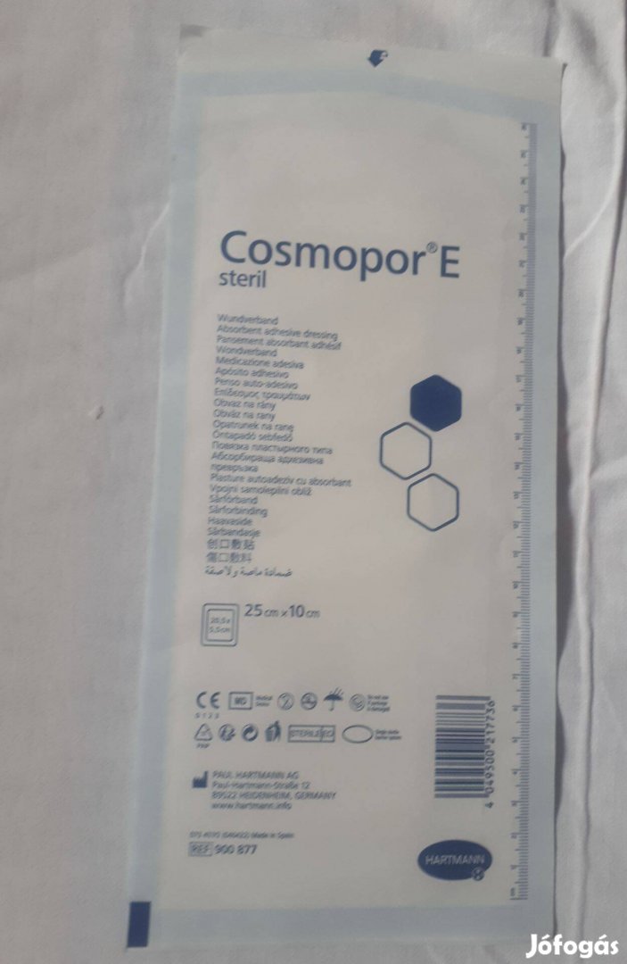 Cosmopor E steril sebtapasz, 25 cm