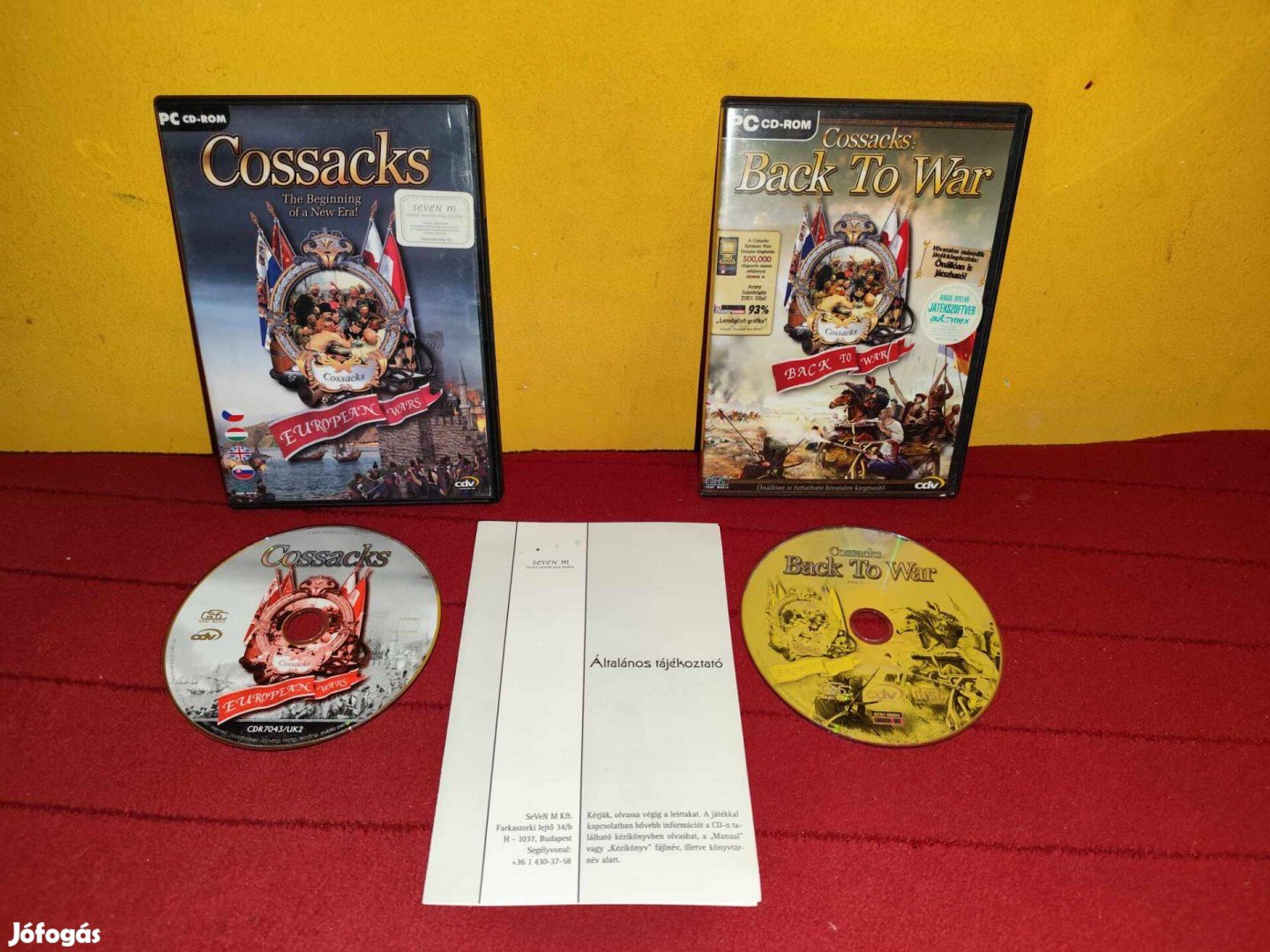 Cossacks + Back to War PC CD