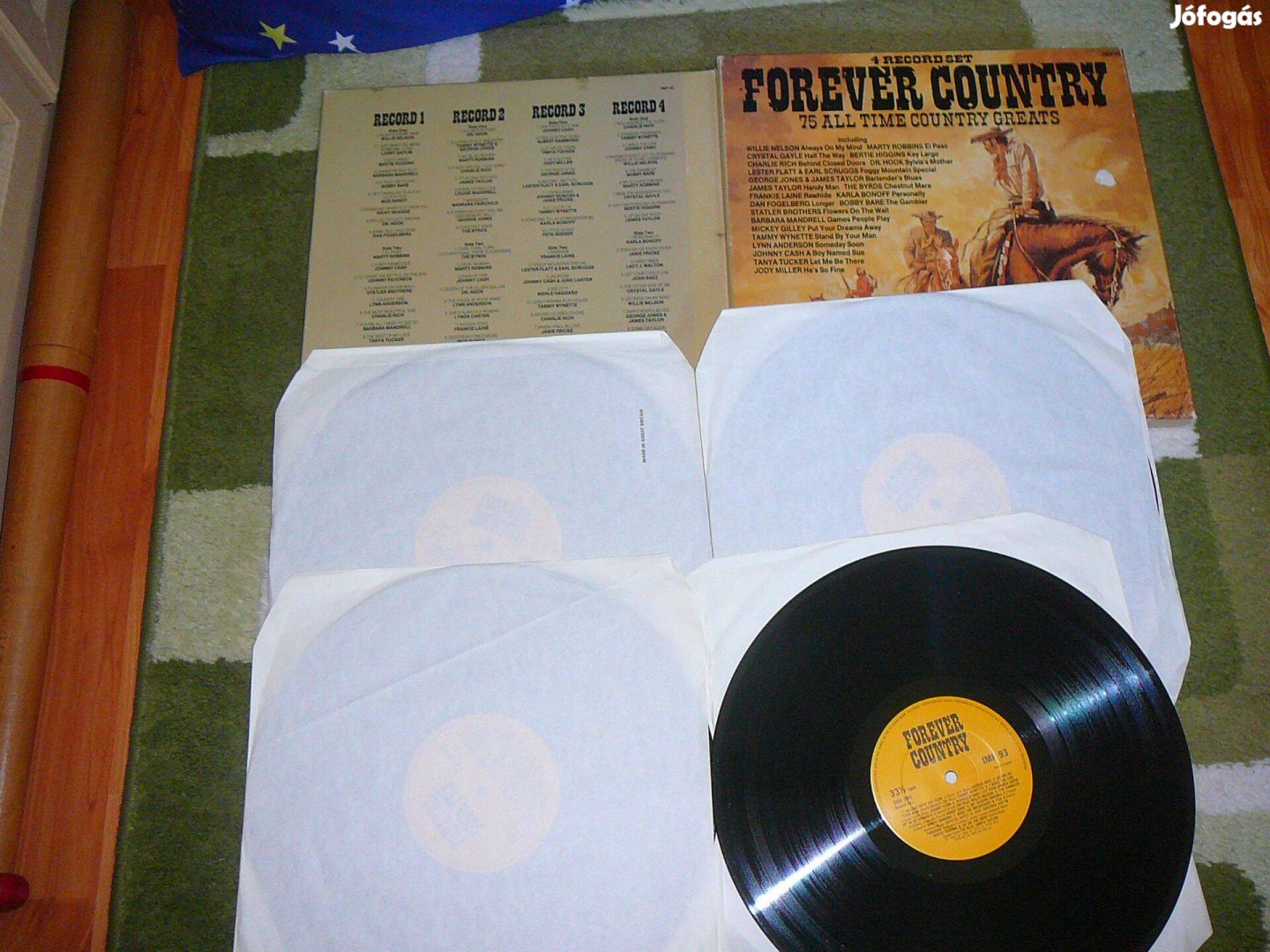 Country 4 lemezes bakelit LP válogatása eladó