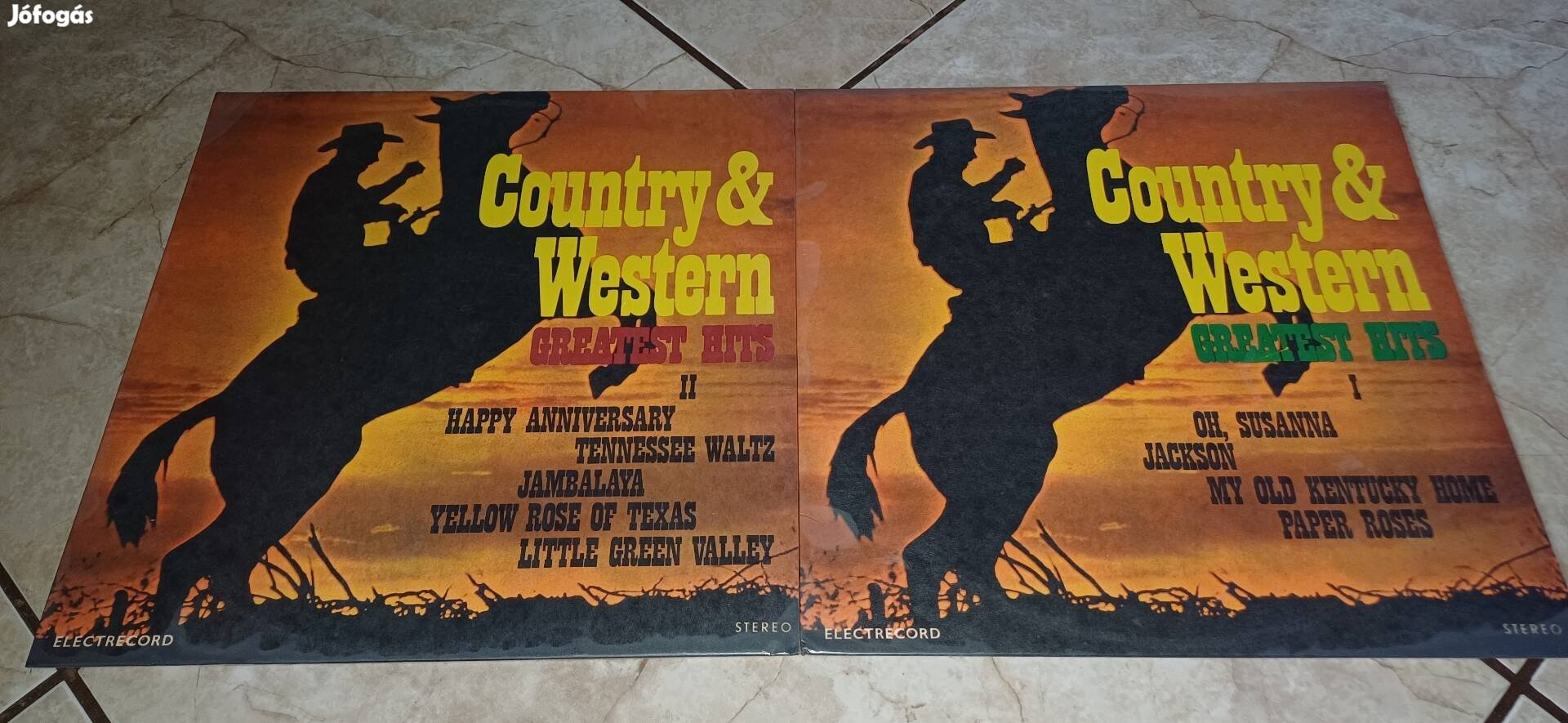 Country & western bakelit lemezek