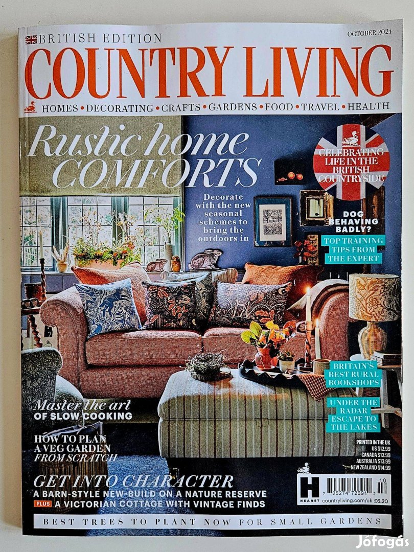 Country living british lakberendezési magazin 2024/10