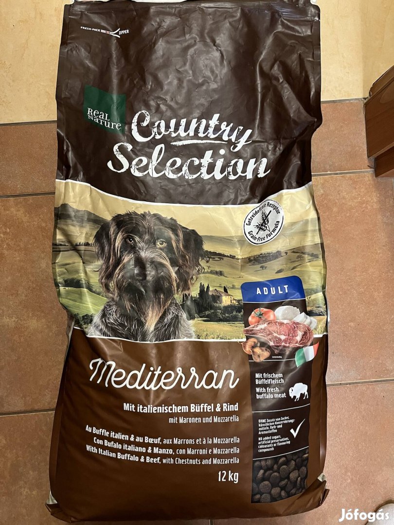 Country selection mediterran kutyatáp