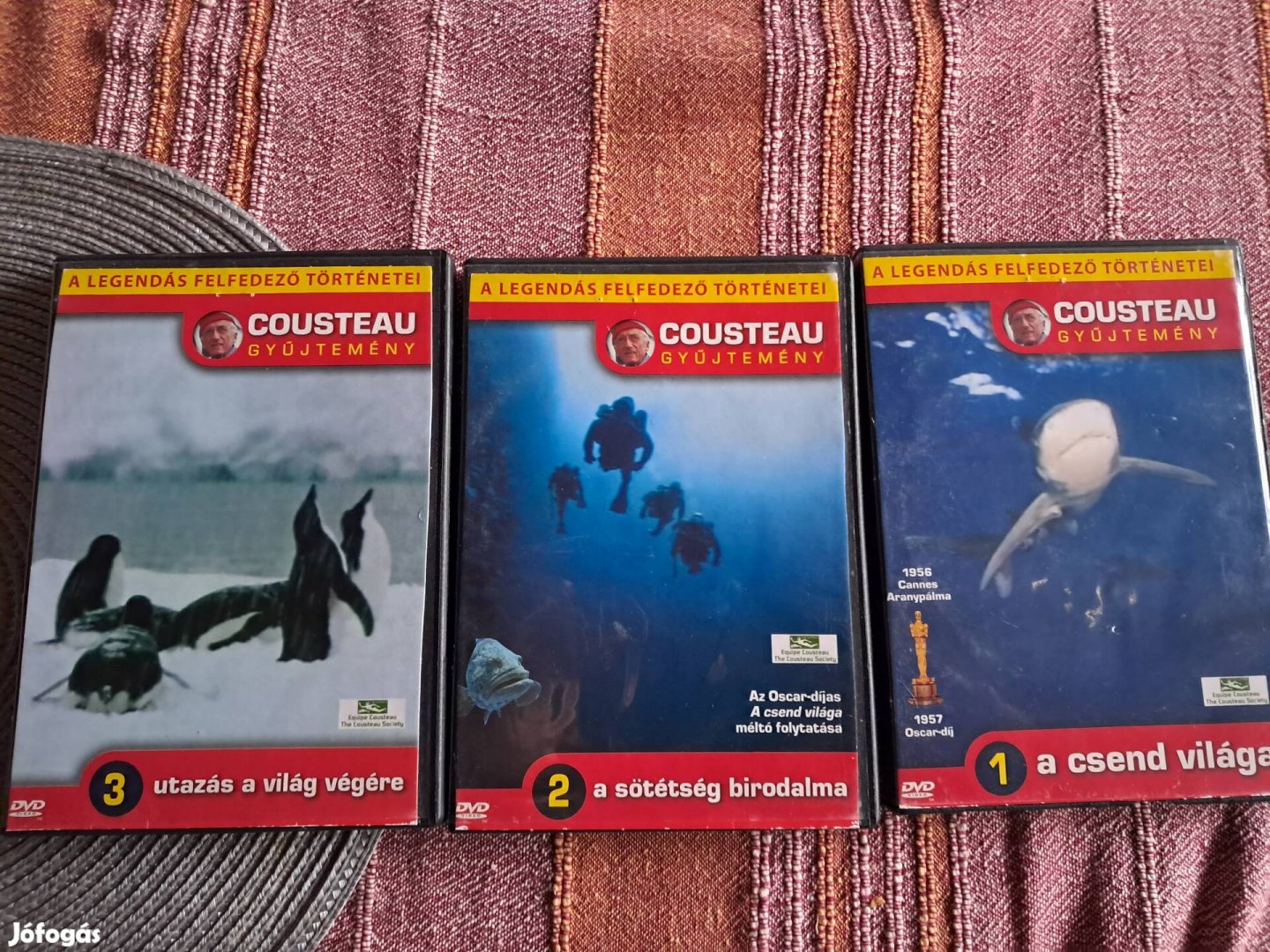 Cousteau Gyűjtemény 1-2-3 RÉSZ